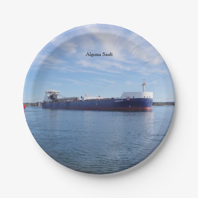 Algoma Sault Pappteller (Vorderseite)