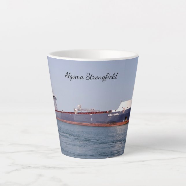 Algoma Strongfield Latte Tasse (Vorderseite)
