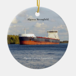 Algoma Strongfield-Ornament Keramikornament