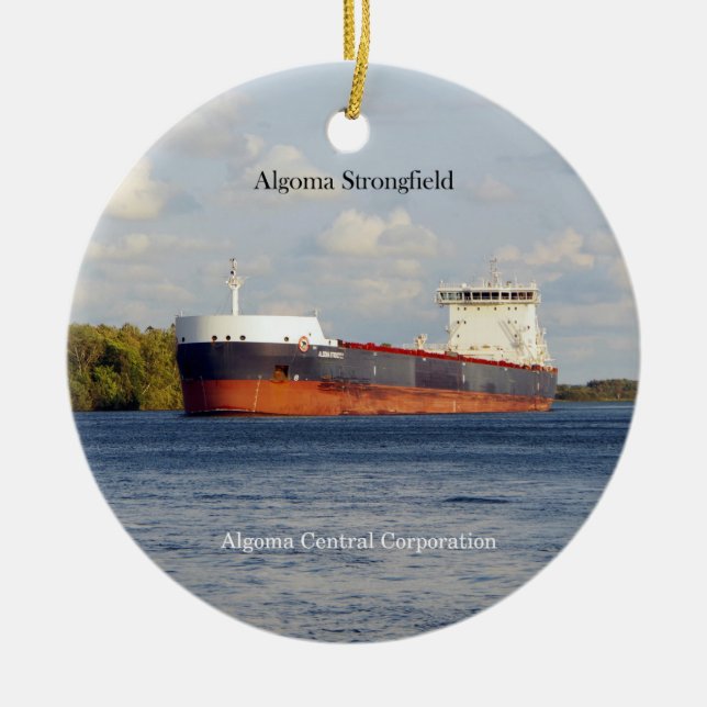 Algoma Strongfield-Ornament Keramikornament (Vorne)
