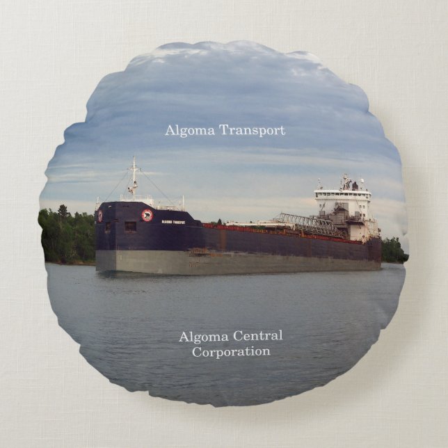 Algoma Transport Round Kissen (Vorderseite)
