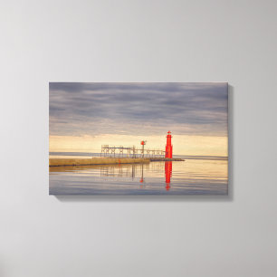 Algoma Wisconsin Lighthouse Leinwand