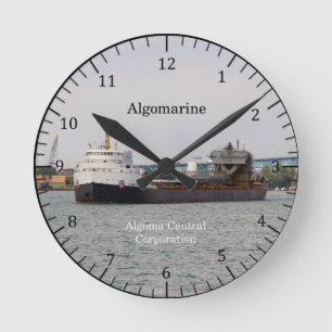Algomarine clock runde wanduhr