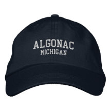 Algonac Michigan bestickt Baseballhut