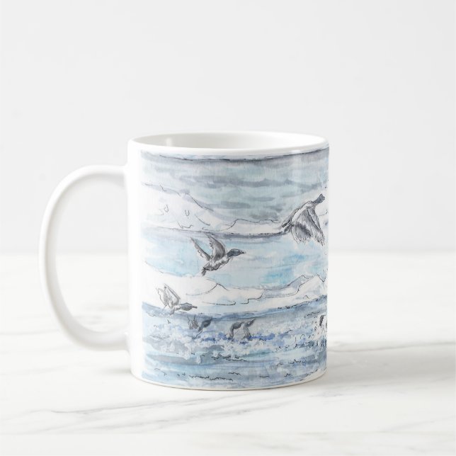 Algonac Wetlands Geese Mug Kaffeetasse (Links)