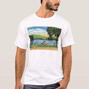 Algonquin-Bucht-Ansicht des Dollars Mt und des T-Shirt
