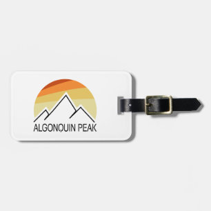 Algonquin Peak Retro Gepäckanhänger