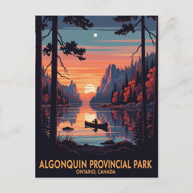 Algonquin Provincial Park Canada Postkarte (Vorderseite)