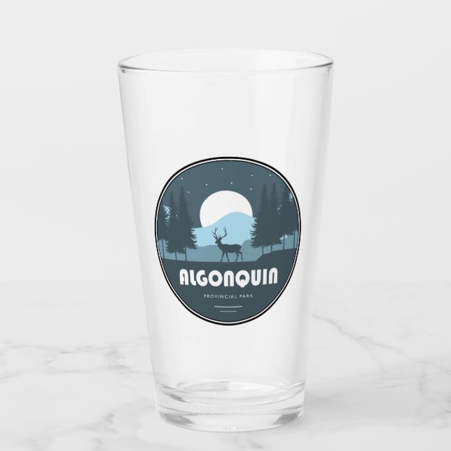 Algonquin Provincial Park Deer Glas (Vorderseite)