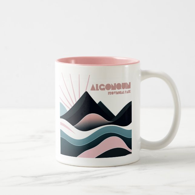 Algonquin Provincial Park Kolored Hills Zweifarbige Tasse (Rechts)