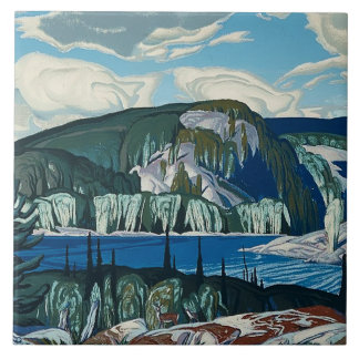 Algonquin Provincial Park Malerei durch AJ Casson Fliese