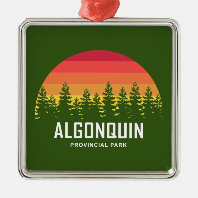 Algonquin Provincial Park Ornament Aus Metall (Vorne)