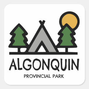 Algonquin Provincial Park Quadratischer Aufkleber