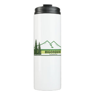 Algonquin Provinzpark Grüne Streifen Thermosbecher