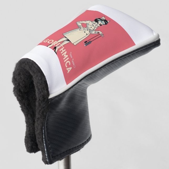 Algorithm Cat Spirit Girl – Golf Accessories Colle Headcover (3/4 Vorderseite)