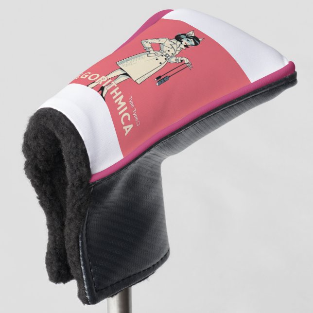 Algorithm Cat Spirit Girl – Golf Accessories Colle Headcover (3/4 Vorderseite)