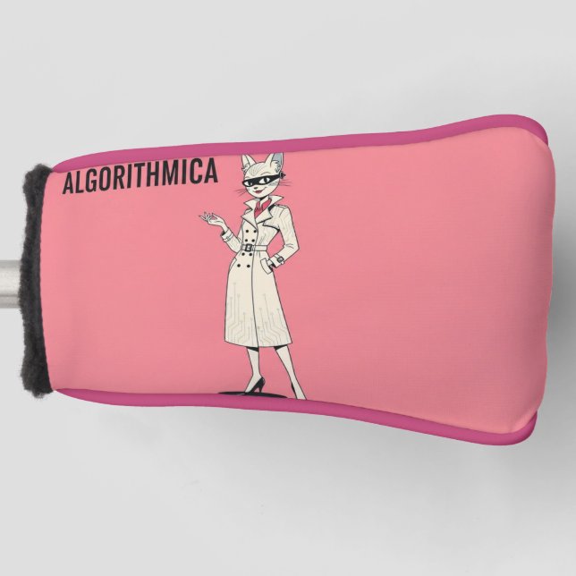 Algorithm Cat Spirit Girl – Golf Accessories Colle Headcover (Vorderseite)