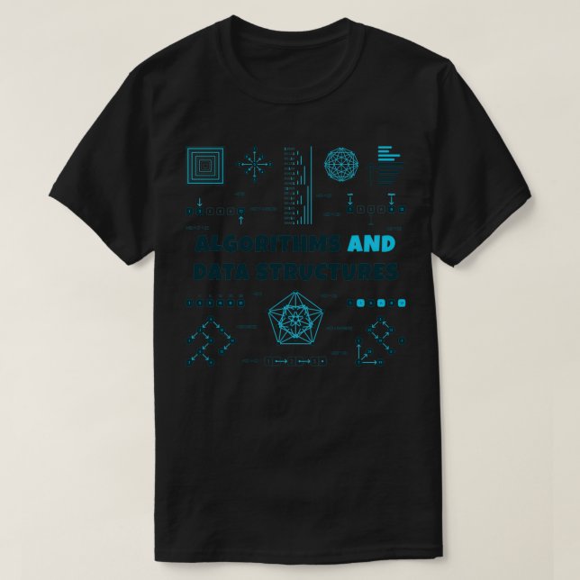 Algorithmen und Datenstrukturen T-Shirt (Design vorne)