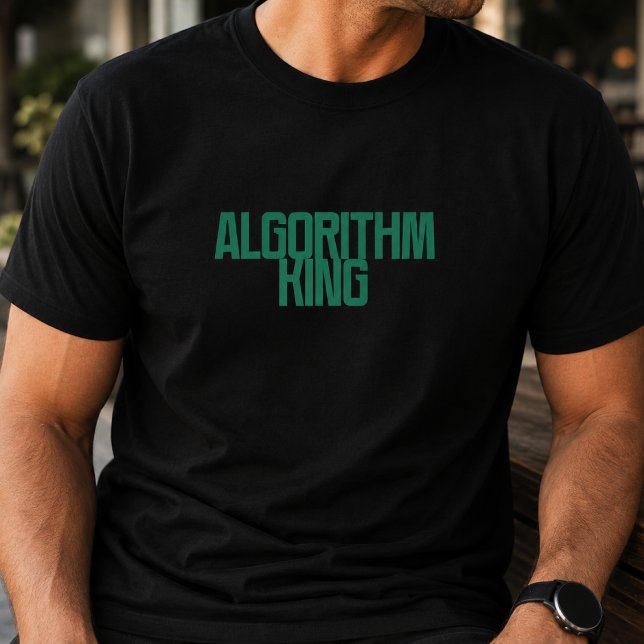 Algorithmus König | Data Science Machine Learning  T-Shirt (Von Creator hochgeladen)