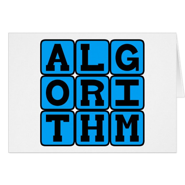 Algorithmus, mathematische Formel (Vorderseite (Horizontal))