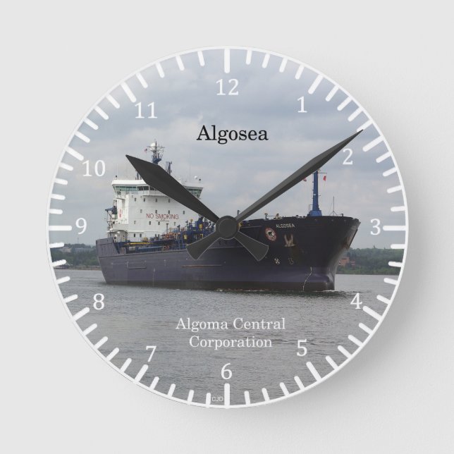 Algosee-Uhr Runde Wanduhr (Vorderseite)