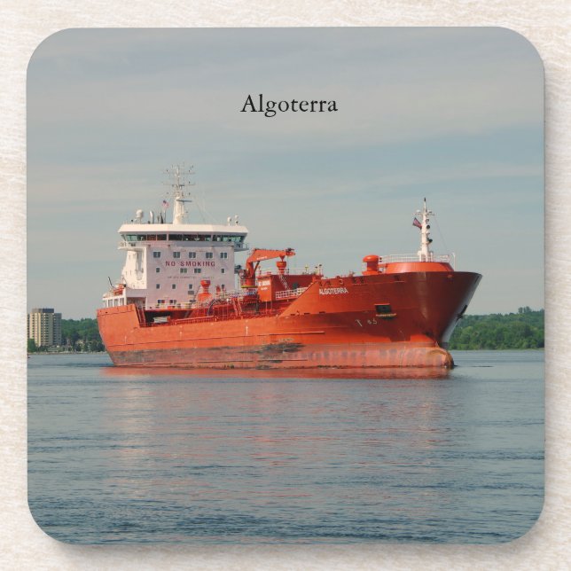 Algoterra-Set von 6 Untersetzer aus Kunststoff (Vorderseite)