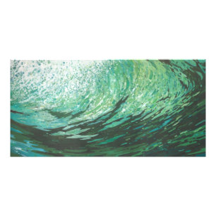 Algue sur une copie de photo de vague par Margaret