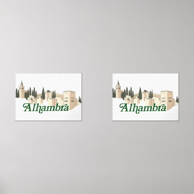 Alhambra Bilderwand Sets (Vorderseite)