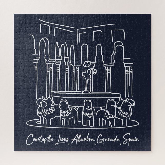 Alhambra Court of the Lions 1 (Vertikal)
