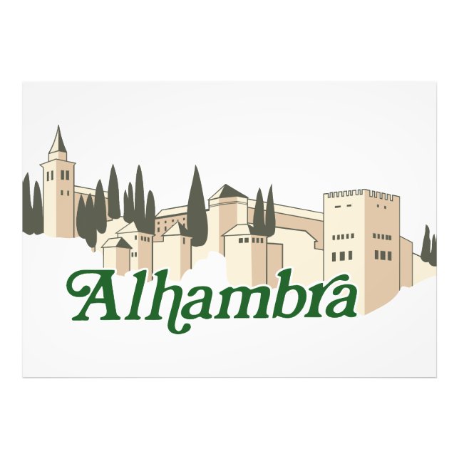 Alhambra Fotodruck (Vorne)
