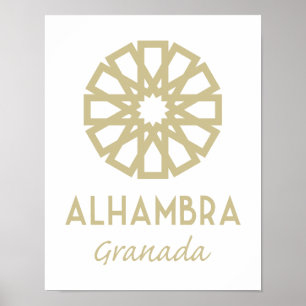 Alhambra Granada 1 Poster