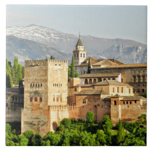 Alhambra, Granada, Andalusien, Spanien Fliese