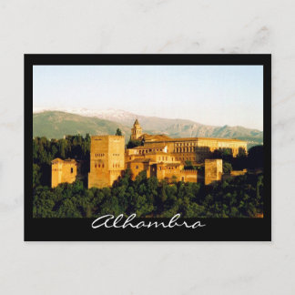 Alhambra granada postkarte