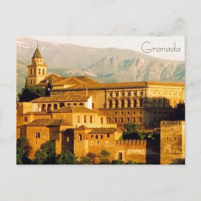 Alhambra granada postkarte (Vorderseite)