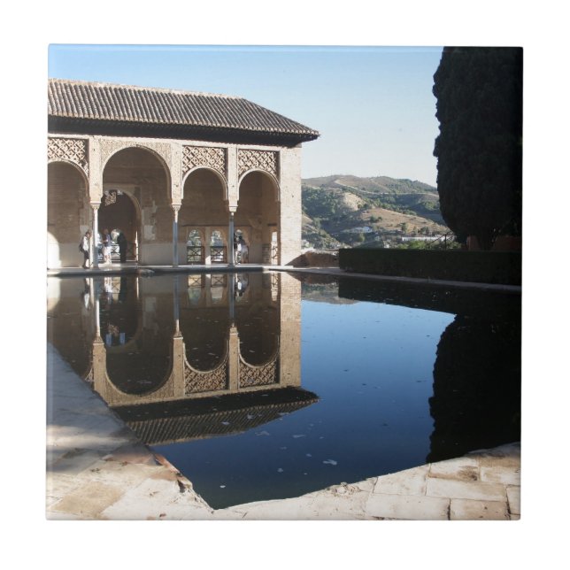Alhambra, Granada, Spanien Fliese (Vorderseite)