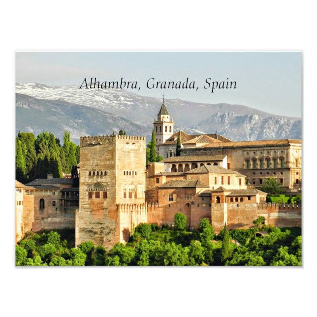 Alhambra, Granada, Spanien Fotodruck (Vorne)