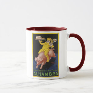 Alhambra Ham Flying Pig und Tasse