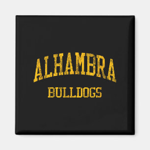 Alhambra High School Hs Martinez Ca Vintage Srts Magnet