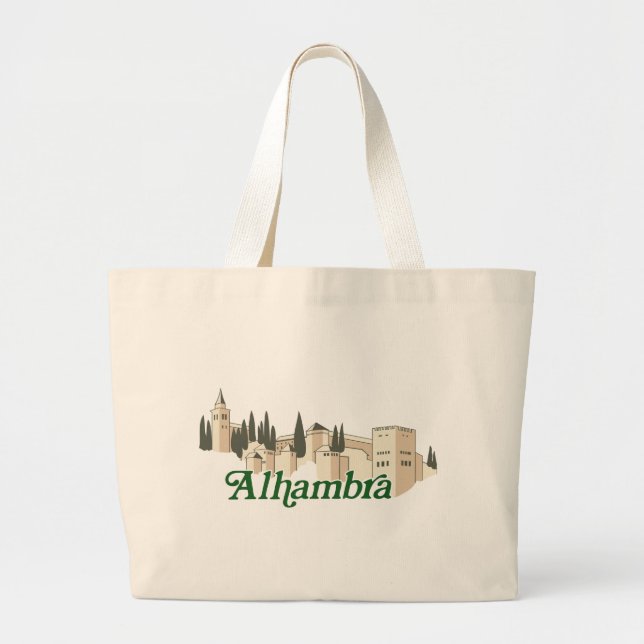 Alhambra Jumbo Stoffbeutel (Vorne)