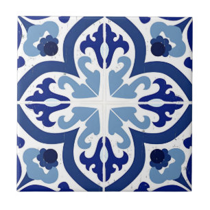 Alhambra Kacheln große blaue Blumen