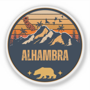 Alhambra, Kalifornien Aufkleber