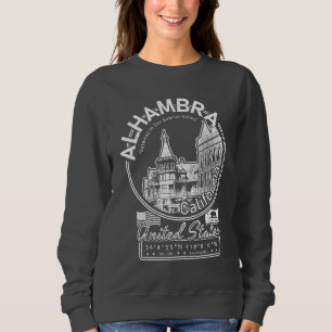 ALHAMBRA KALIFORNIEN VINTAG - STADT ALHAMBRA CA SWEATSHIRT