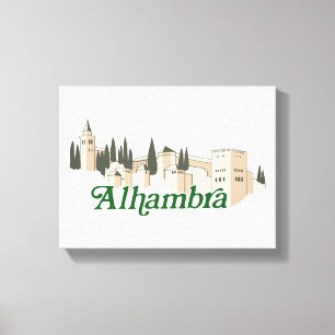 Alhambra Leinwanddruck