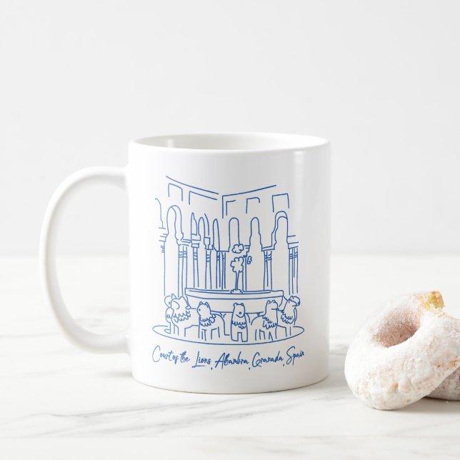 Alhambra Löwenhof 1 Kaffeetasse (Mit Donut)