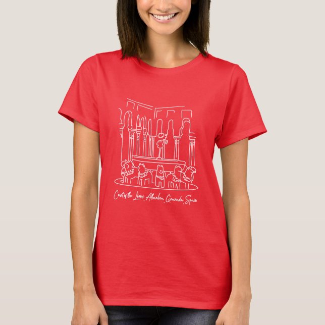 Alhambra Löwenhof 1 T-Shirt (Vorderseite)