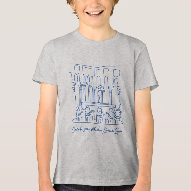 Alhambra Löwenhof 1 Tri-Blend Shirt (Vorderseite)