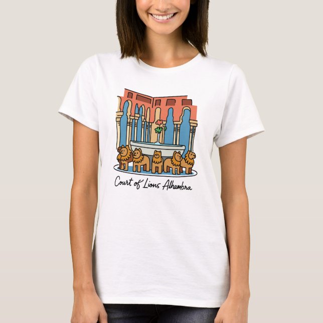 Alhambra Löwenhof 3 T-Shirt (Vorderseite)