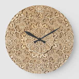 Alhambra Muster Wall Clock Große Wanduhr
