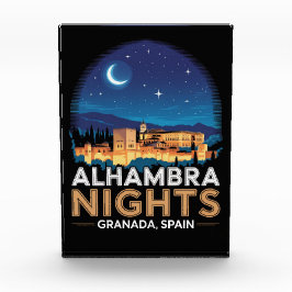 Alhambra Nights - Granada Spanien Reisen Kunst, Di Fotoblock