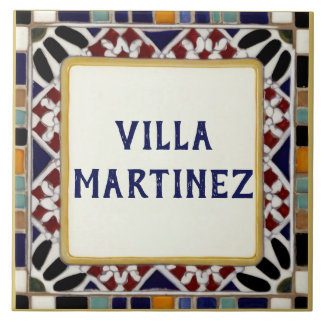 Alhambra Persönliche Familie Custom House Name-Zei Fliese
